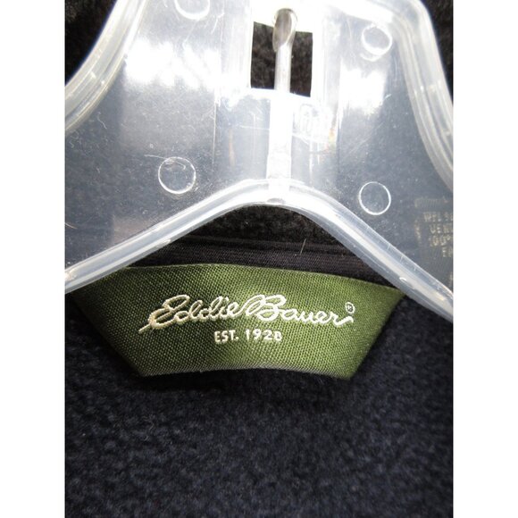 VINTAGE Eddie Bauer Vest Large Fleece Jacket Hiking Zip Up Y2K Gorpcore - Picture 7 of 9